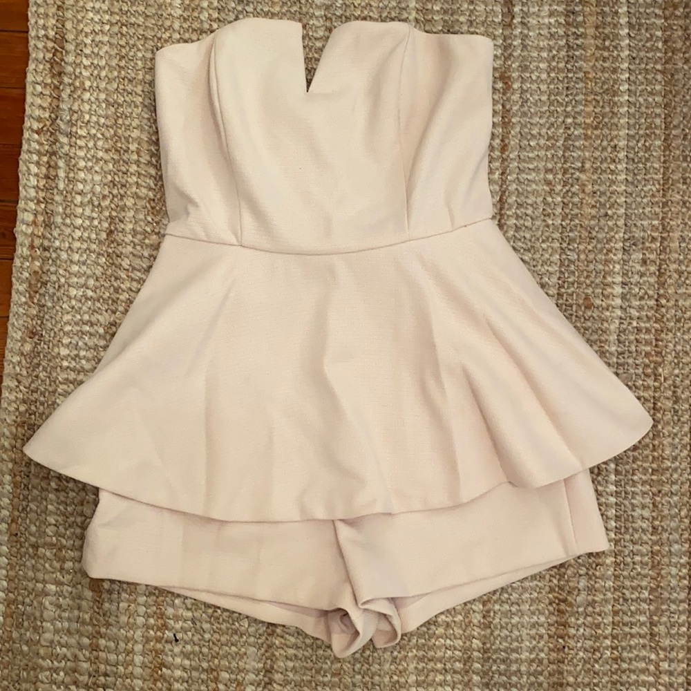 Adorable peplum romper